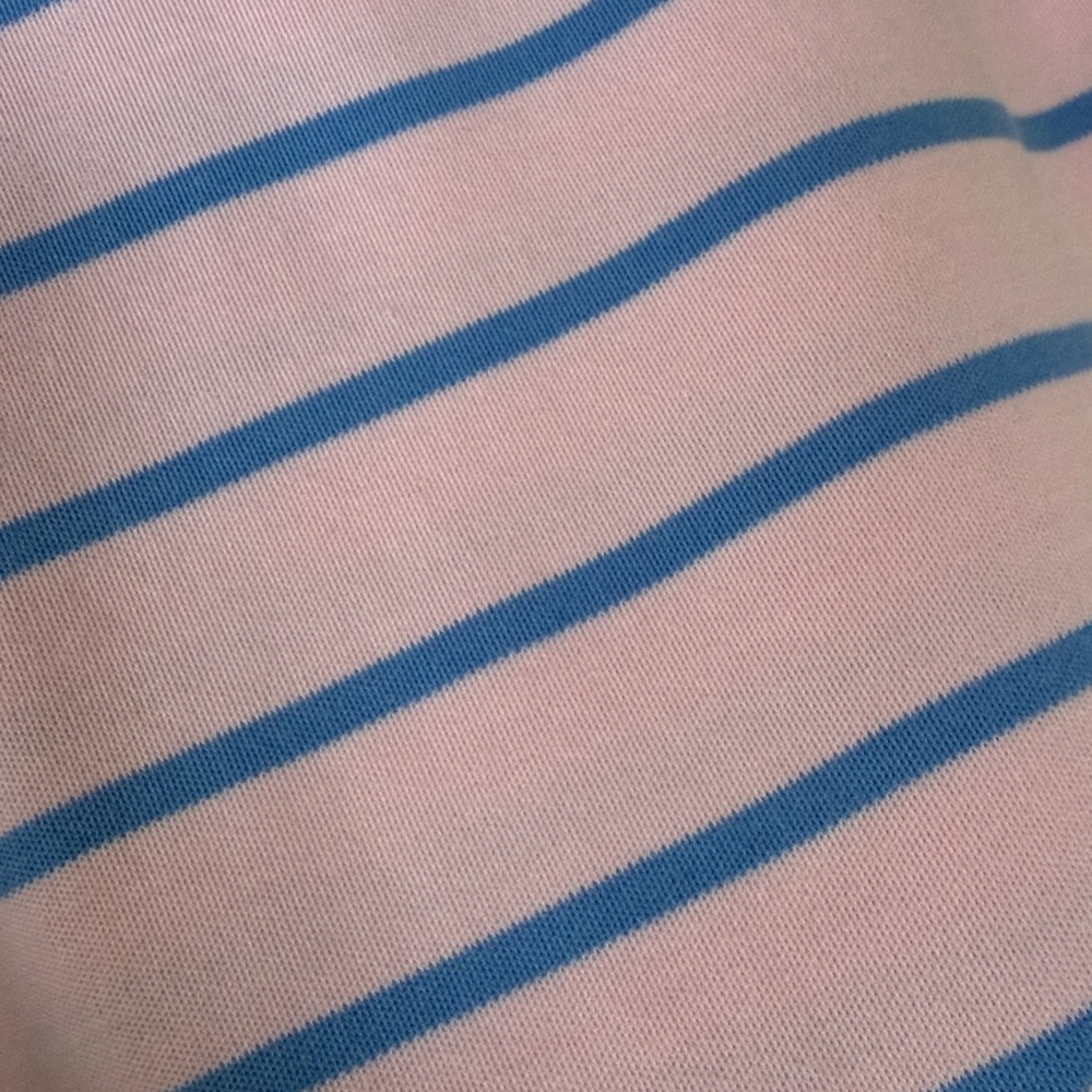 Polo by Ralph Lauren Men's Pink and Blue Polo Shirt - Picture 4 of 4